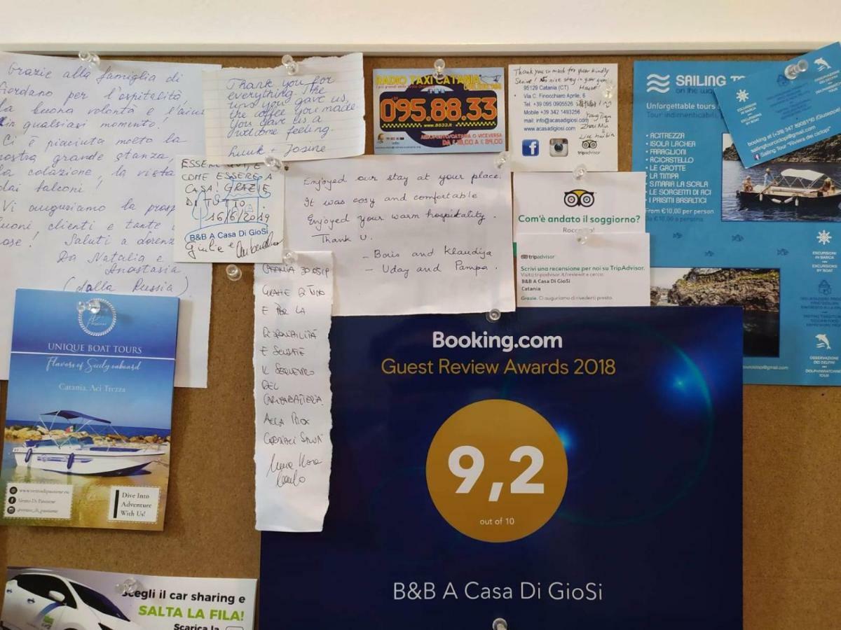B&B A Casa Di Giosi 卡塔尼亚 外观 照片